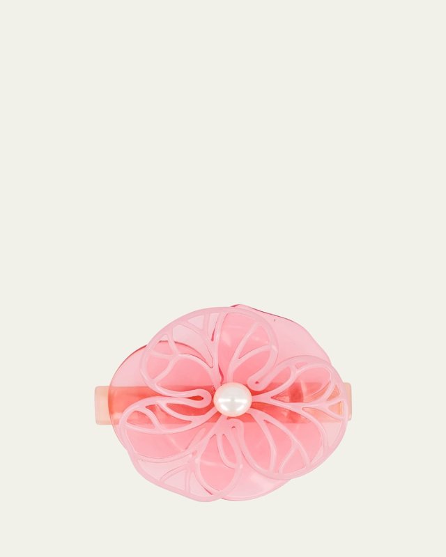 Pearly Flower Barrette